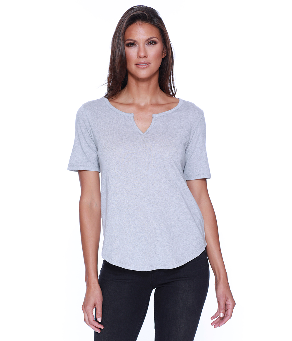 Womens Slit V-Neck | Staton-Corporate-and-Casual