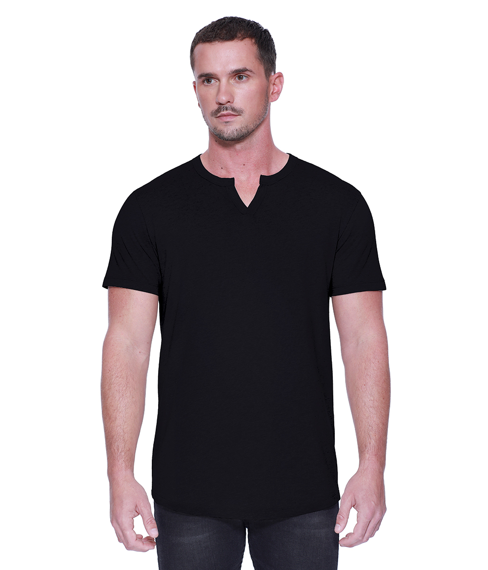 Slit V-Neck Tee | Staton-Corporate-and-Casual