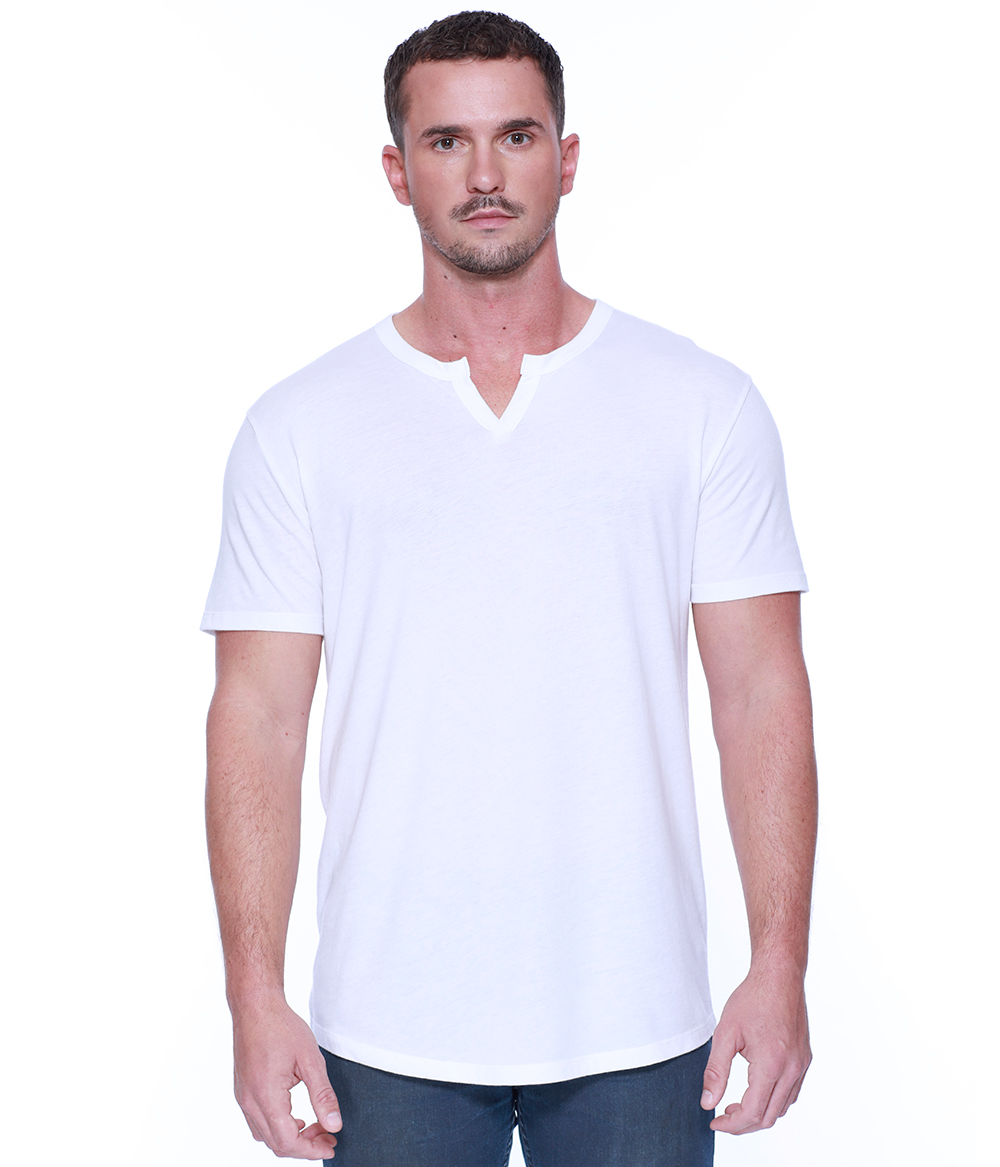 Slit V-Neck Tee | Staton-Corporate-and-Casual