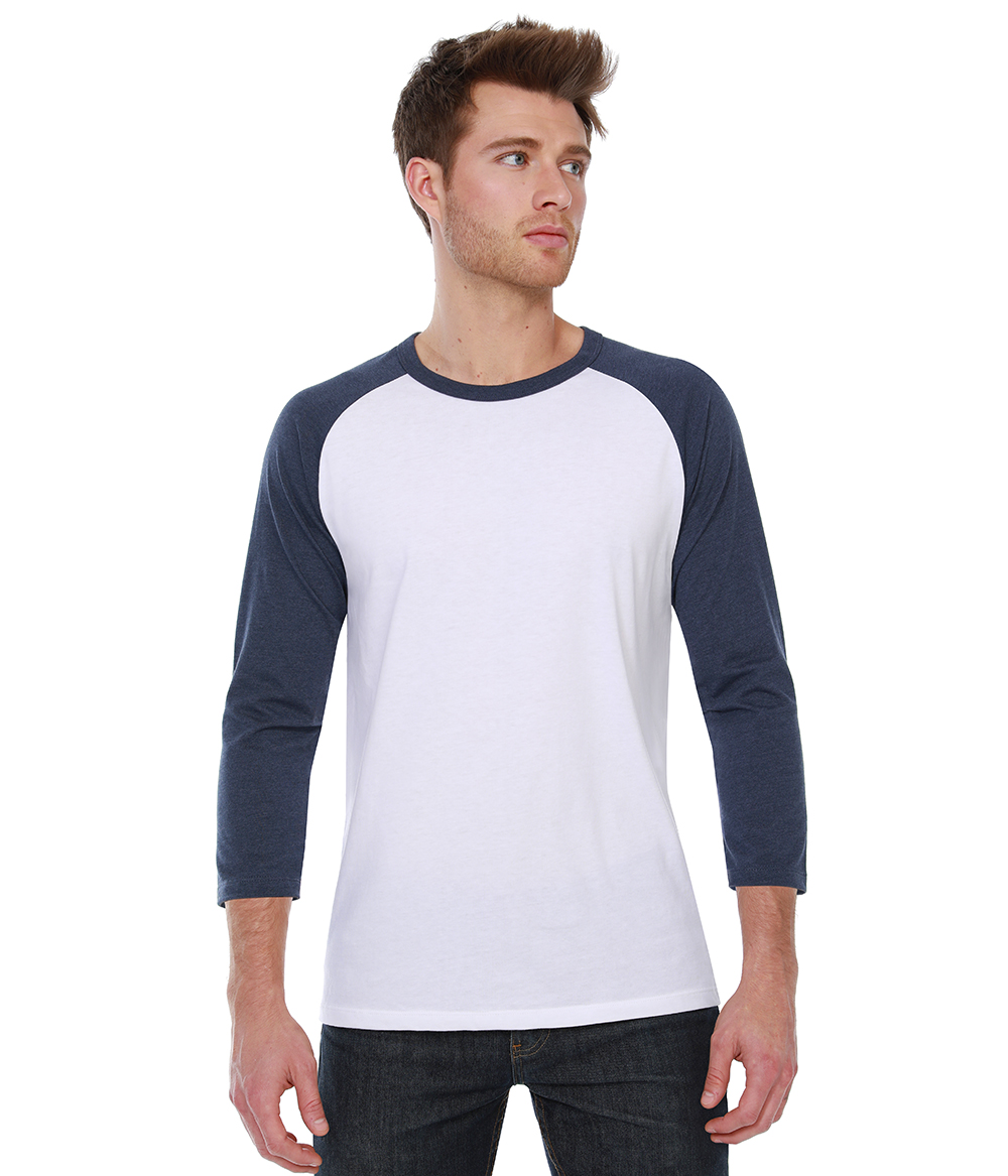 CVC 3/4 Sleeve Raglan | Staton-Corporate-and-Casual