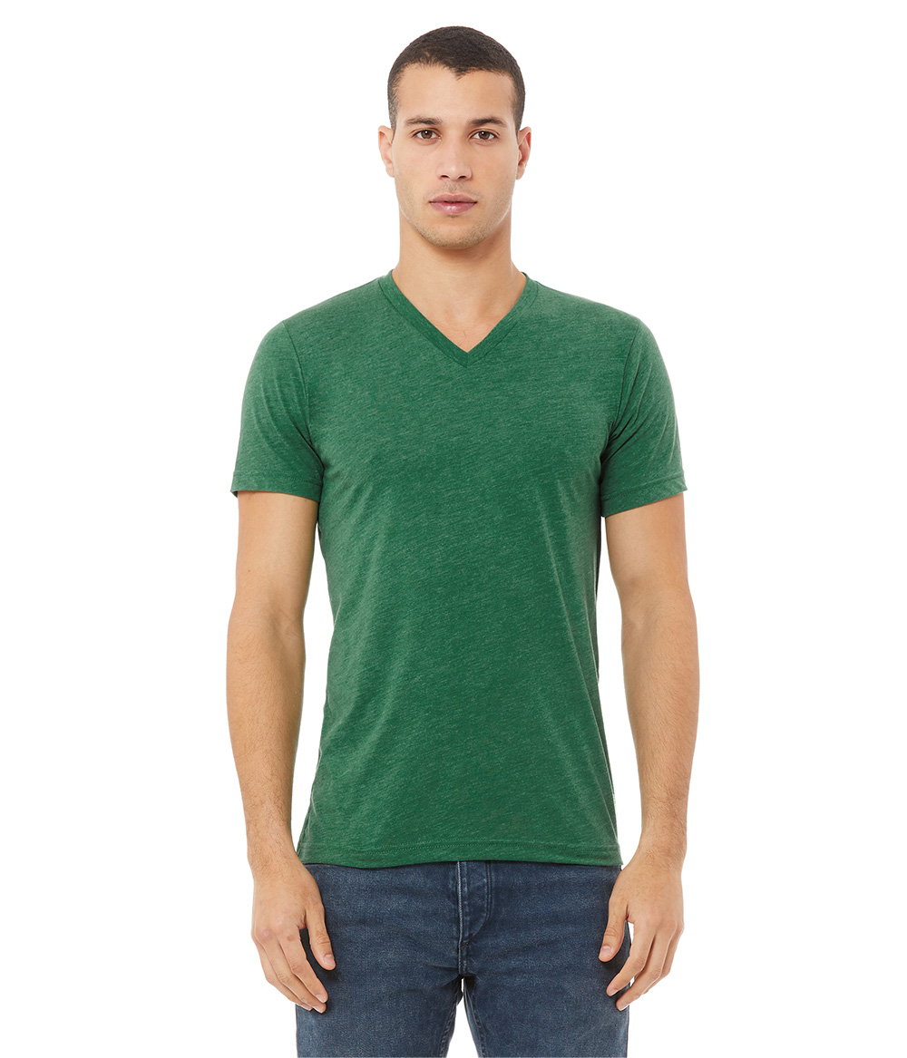 Unisex CVC V-Neck Tee | Staton-Corporate-and-Casual