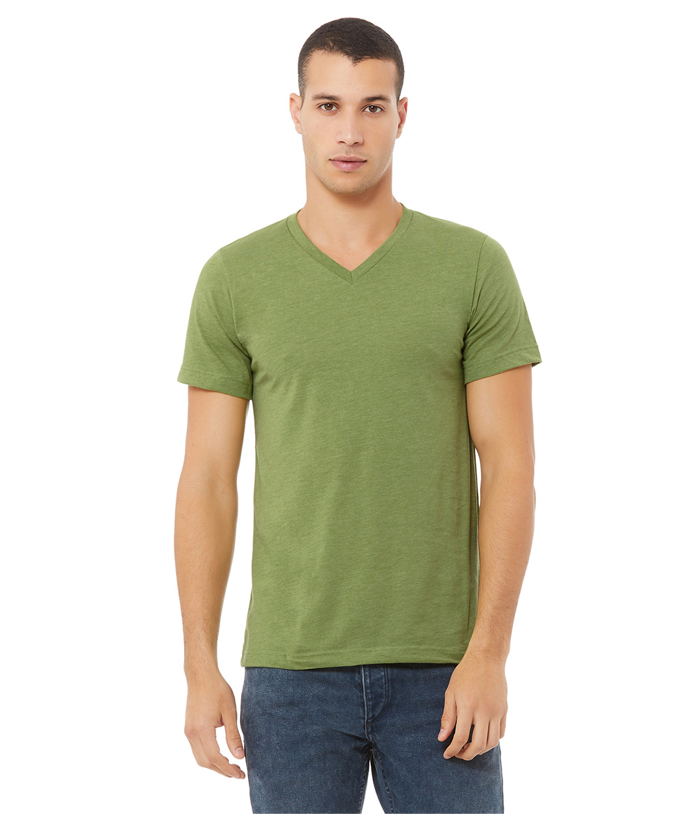 Unisex CVC V-Neck Tee | Staton-Corporate-and-Casual