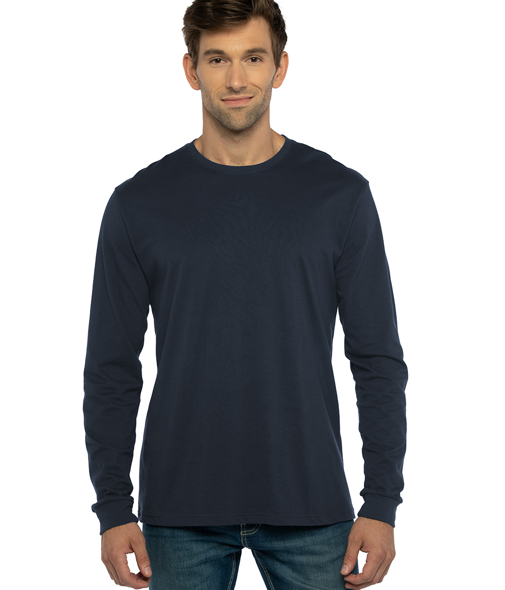 Unisex Sueded Long Sleeve Tee | Staton-Corporate-and-Casual