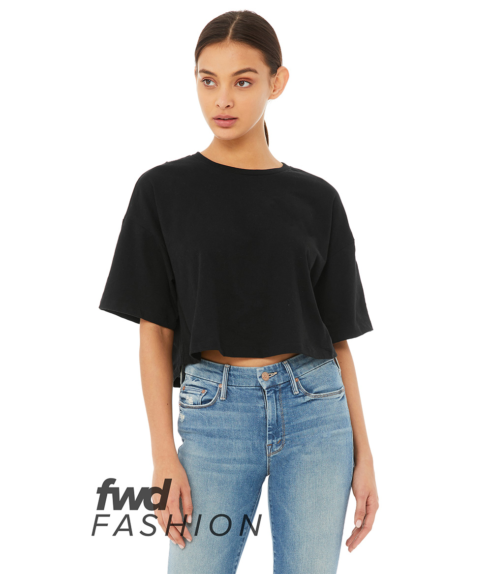 Womens Jersey Cropped Tee | Staton-Corporate-and-Casual