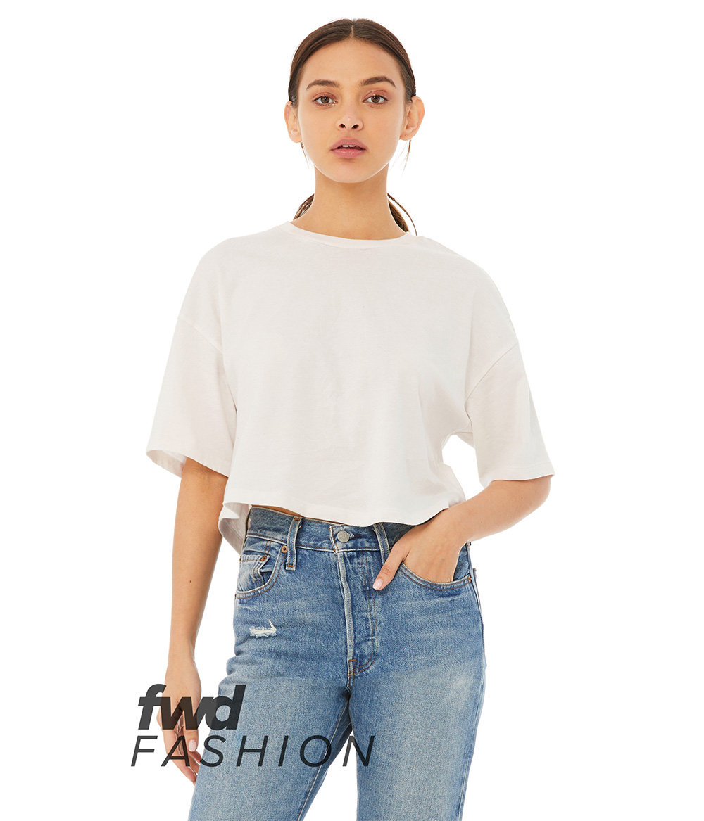 Womens Jersey Cropped Tee | Staton-Corporate-and-Casual