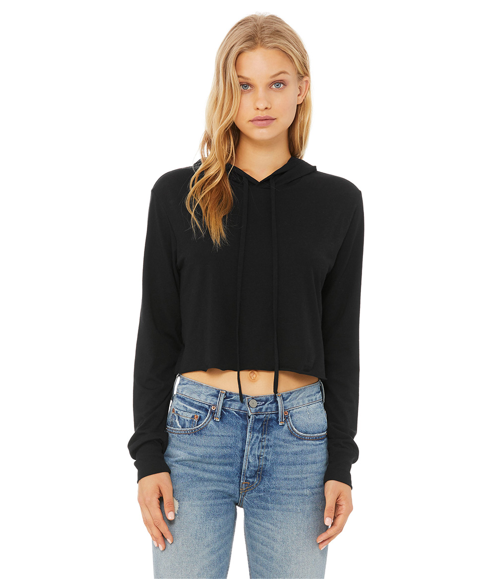 Womens Triblend Cropped Hoodie | Staton-Corporate-and-Casual