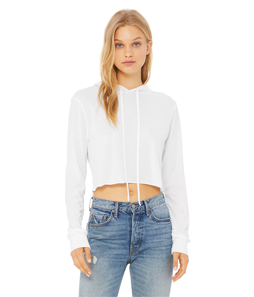 Womens Triblend Cropped Hoodie | Staton-Corporate-and-Casual