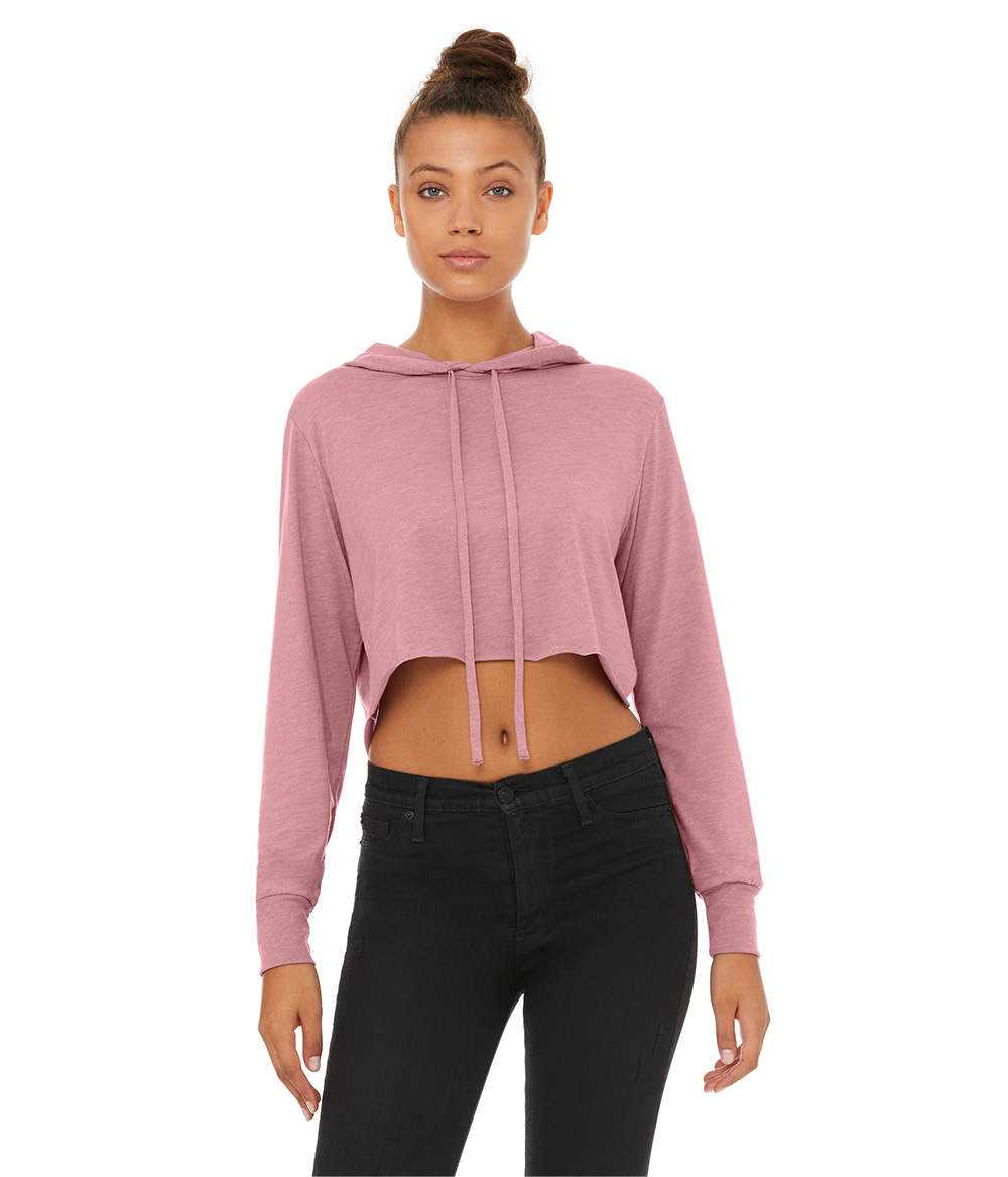 Womens Triblend Cropped Hoodie | Staton-Corporate-and-Casual