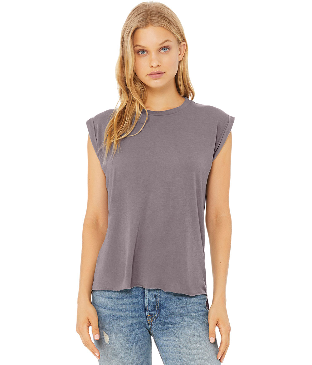 Womens Flowy Muscle Tee | Staton-Corporate-and-Casual