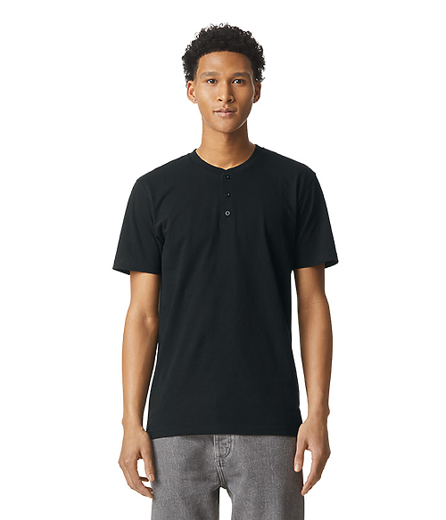 CVC Unisex Henley T-Shirt | Staton-Corporate-and-Casual