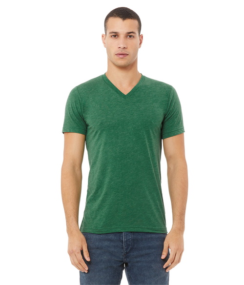 Unisex CVC V-Neck Tee | Staton-Corporate-and-Casual