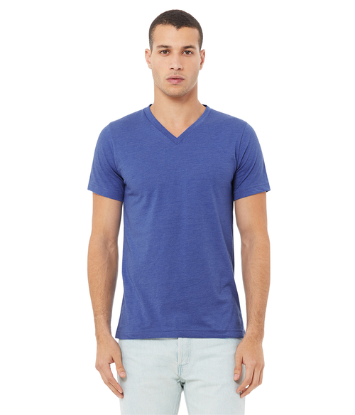 Unisex CVC V-Neck Tee | Staton-Corporate-and-Casual