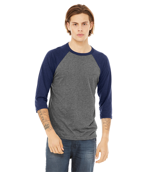 Unisex 3/4 Sleeve Baseball Tee | Staton-Corporate-and-Casual