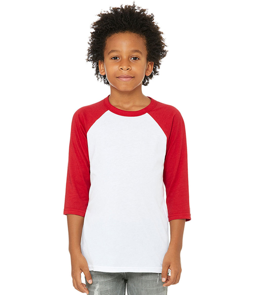 Youth 3/4 Baseball Tee | Staton-Corporate-and-Casual