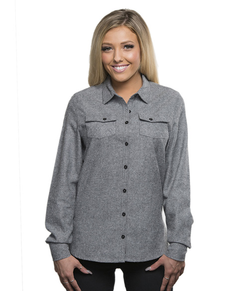 Ladies Solid Flannel | For-Sportswear