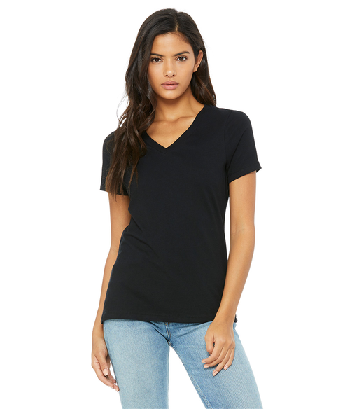 Womens Relaxed Jersey V-Neck | Staton-Corporate-and-Casual