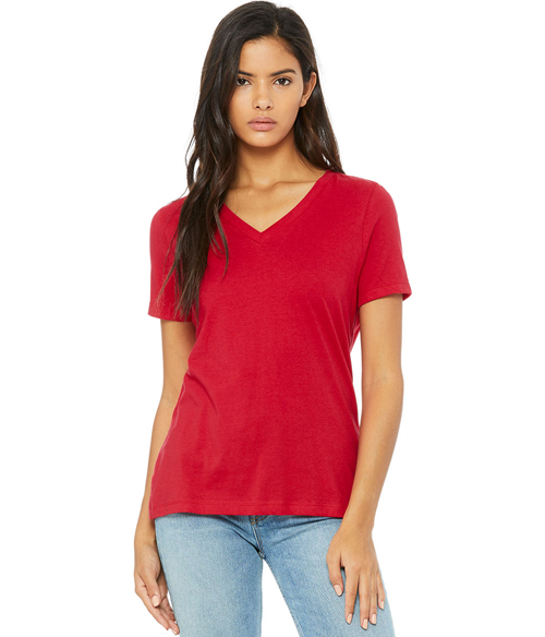 Womens Relaxed Jersey V-Neck | Staton-Corporate-and-Casual