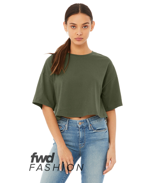 Womens Jersey Cropped Tee | Staton-Corporate-and-Casual