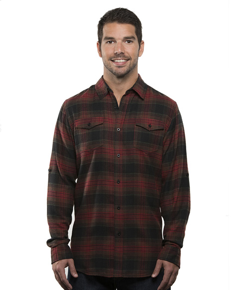 Mens Long Sleeve Plaid Flannel | Staton-Corporate-and-Casual