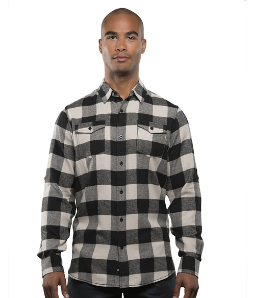 Mens Long Sleeve Plaid Flannel | Staton-Corporate-and-Casual