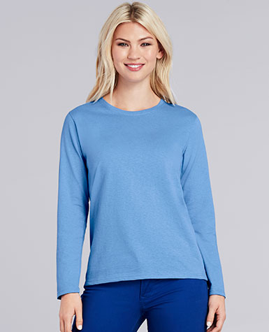 5400L Gildan® Heavy Cotton Ladies Long Sleeve Tee * 5.3 ounce * 100% ...